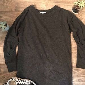 Scrunch Sleeve Sweatshirt Dress - Nordstrom